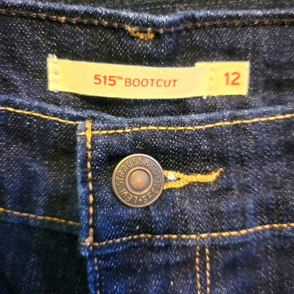 Levi's 515 Bootcut Denim Jeans Sz 12 EUC